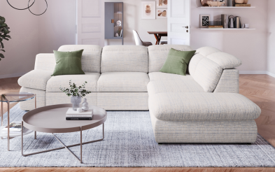 Extendable corner sofa Loran Extendable corner sofa